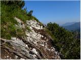 Ravenska Kočna - Kranjska koča na Ledinah